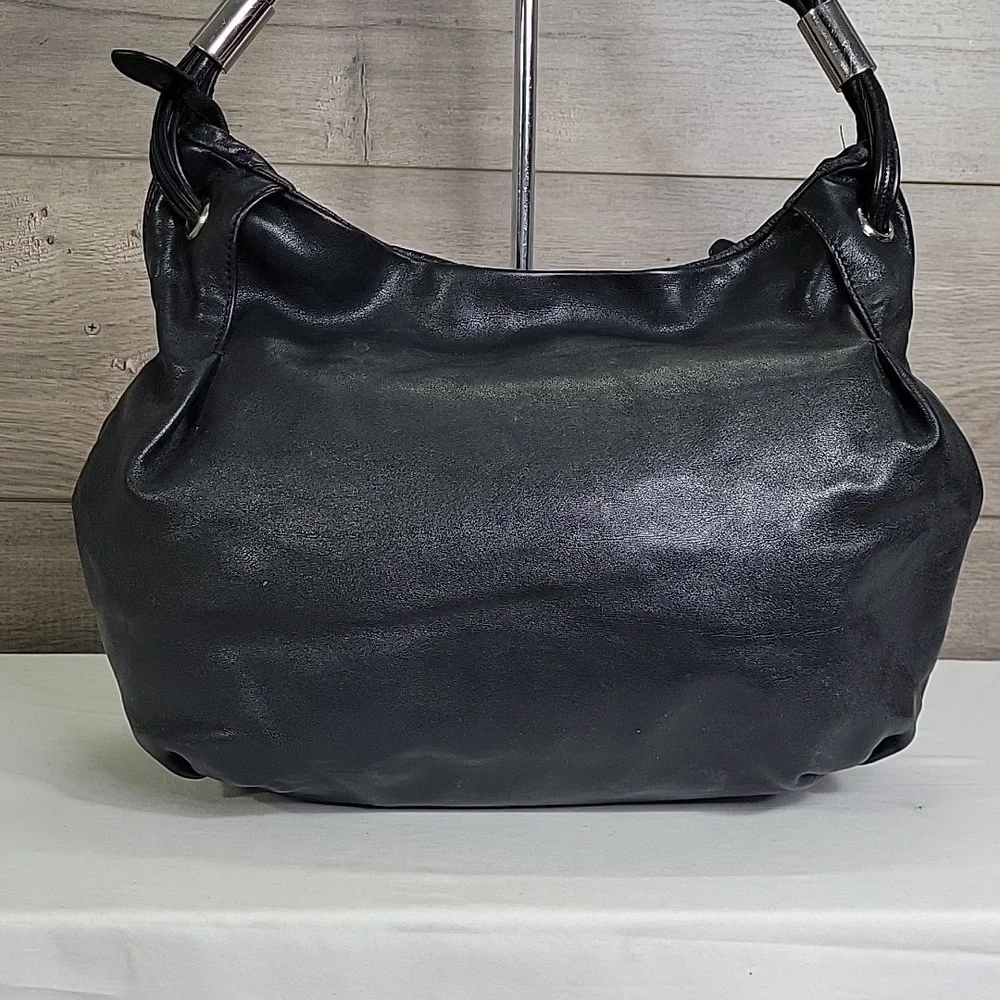 Barbara Milano Black Leather Bag